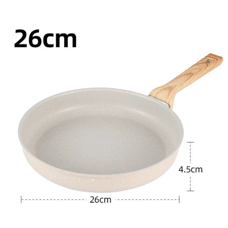 Non-Stick Wok Frying Pan Home Steak Skillet Pancake Induction Gas Stove Special Saucepan Kitchen Cookware Ceramic Nonstick Pot