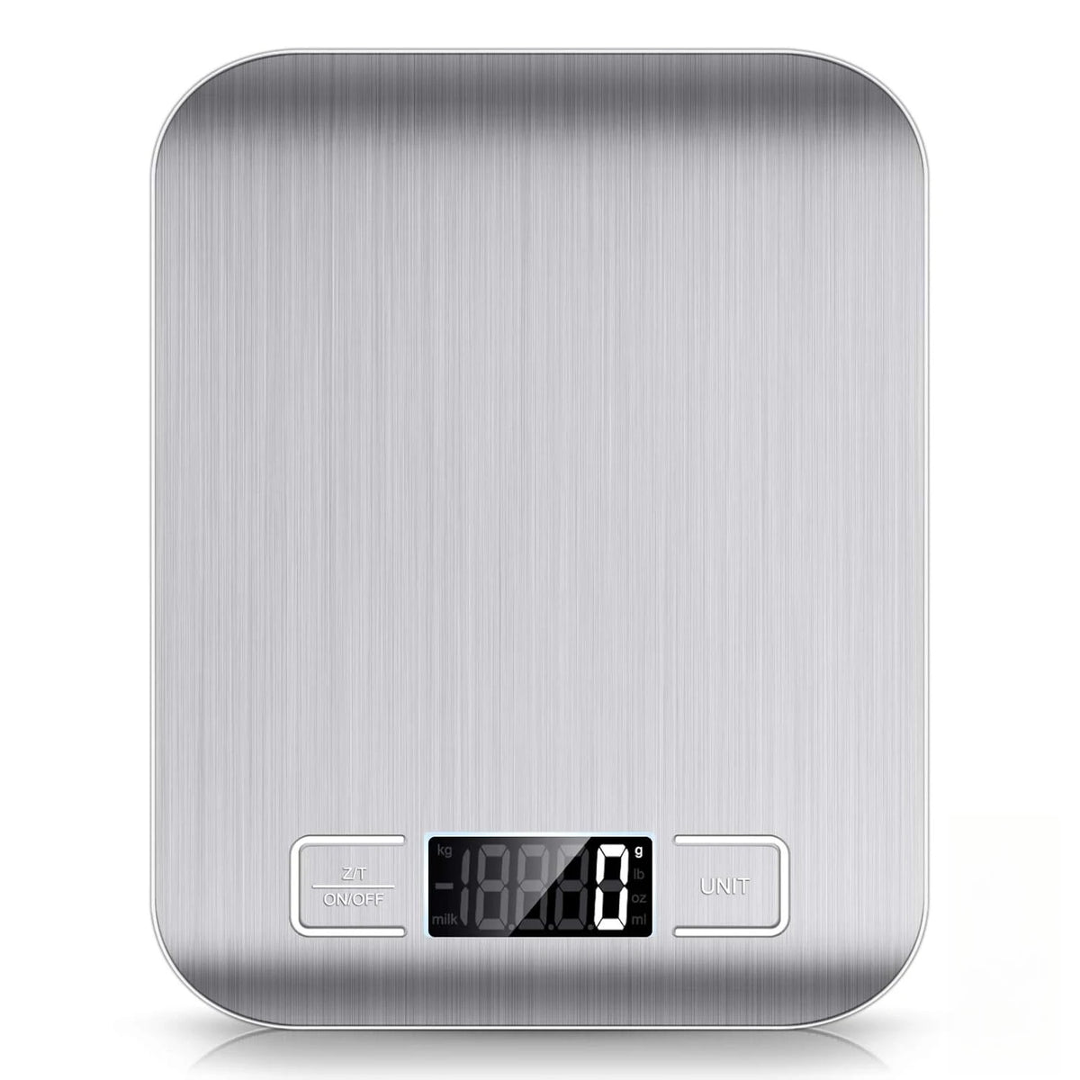 10Kg Kitchen Scale,Digital Kitchen Scale with Tare Function, Electronic Coffee Brewing Scale, LCD Display Stainless Steel Screen