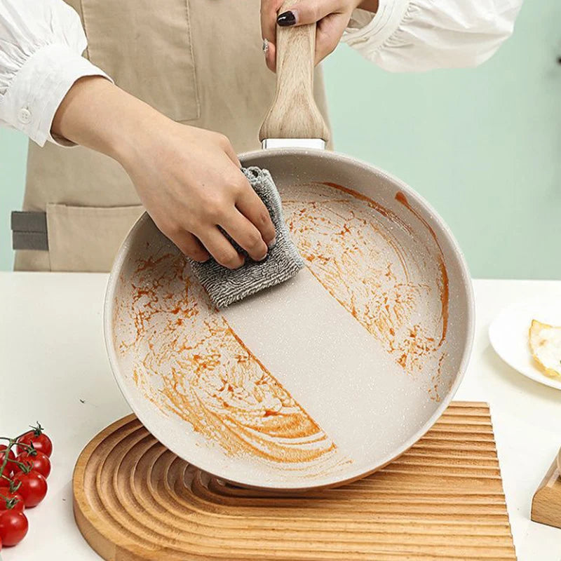 Non-Stick Wok Frying Pan Home Steak Skillet Pancake Induction Gas Stove Special Saucepan Kitchen Cookware Ceramic Nonstick Pot