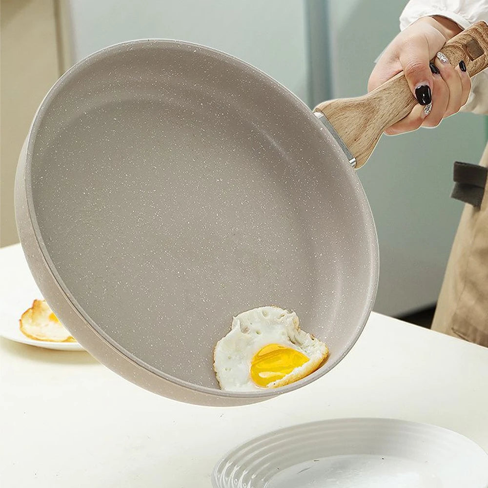 Non-Stick Wok Frying Pan Home Steak Skillet Pancake Induction Gas Stove Special Saucepan Kitchen Cookware Ceramic Nonstick Pot