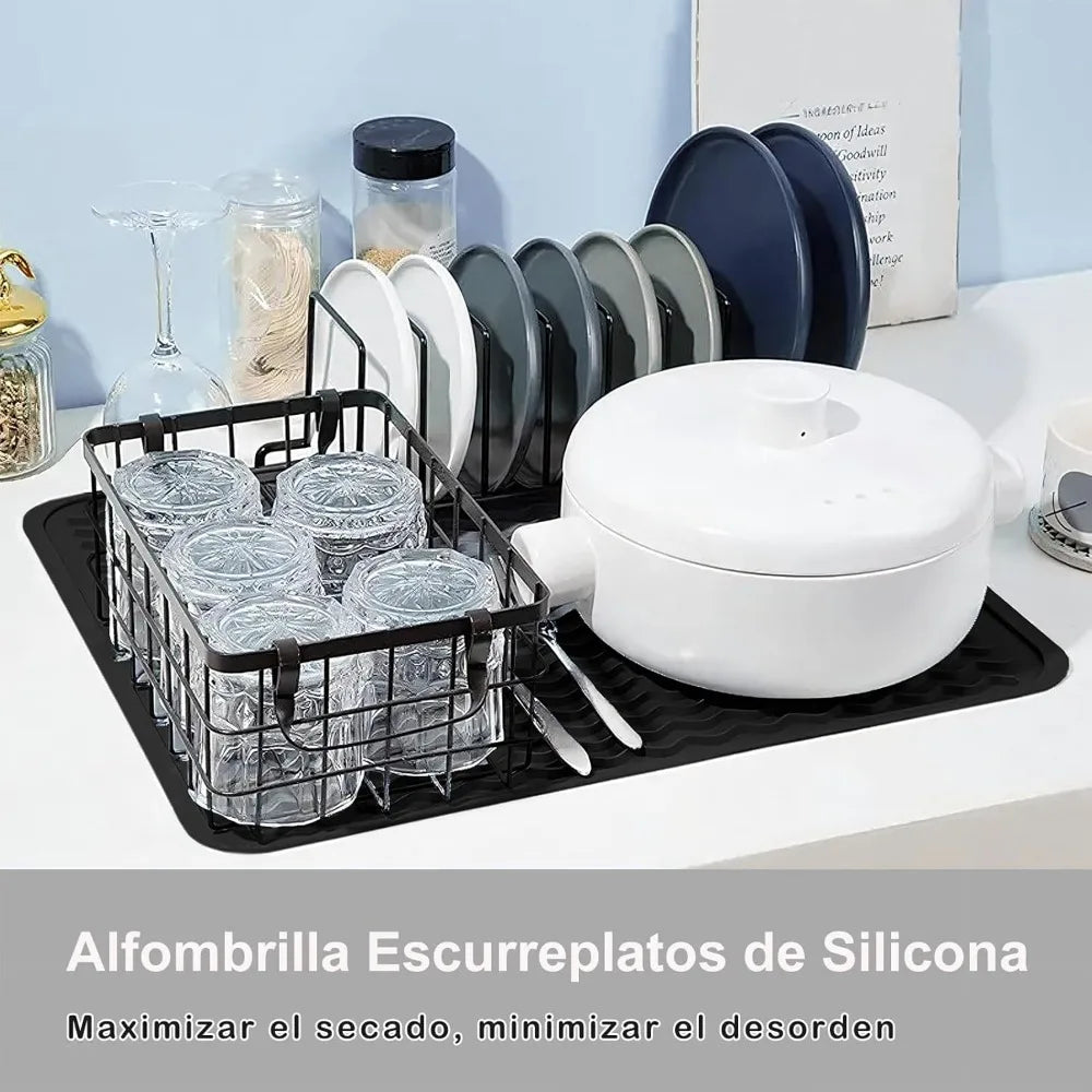 50 X 40 Cm Foldable Kitchen Sink Mat, Anti-Slip,High Temperature Resistant, Dish Drying Mat, High Temperature Resistant,Coasters