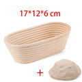 Rattan Bread Proofing Basket Bread Basket Oval Rattan Wicker Dough Fermentation Sourdough Banneton