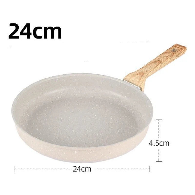 Non-Stick Wok Frying Pan Home Steak Skillet Pancake Induction Gas Stove Special Saucepan Kitchen Cookware Ceramic Nonstick Pot