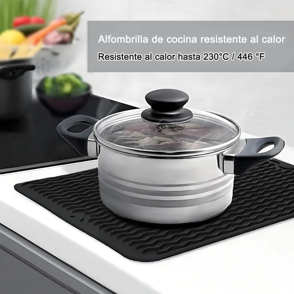 50 X 40 Cm Foldable Kitchen Sink Mat, Anti-Slip,High Temperature Resistant, Dish Drying Mat, High Temperature Resistant,Coasters