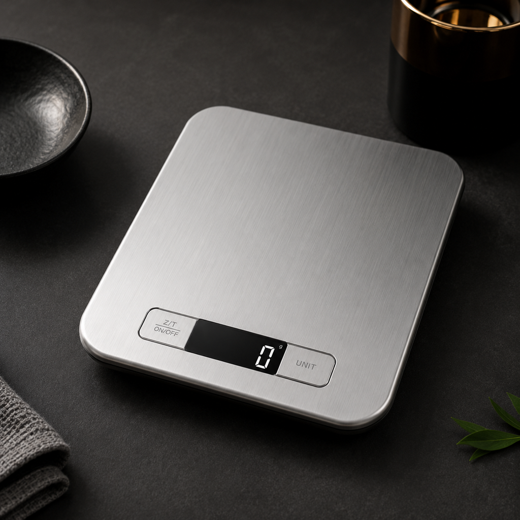 10kg Digital Kitchen Scale, Stainless Steel Food Scale, Electronic Kitchen Scale, Coffee Scale, Baking Scale, Cooking Scale, Gram Scale, LCD Display, Tare Function, Precision Food Scale, Kitchen Gadgets, Wholesale