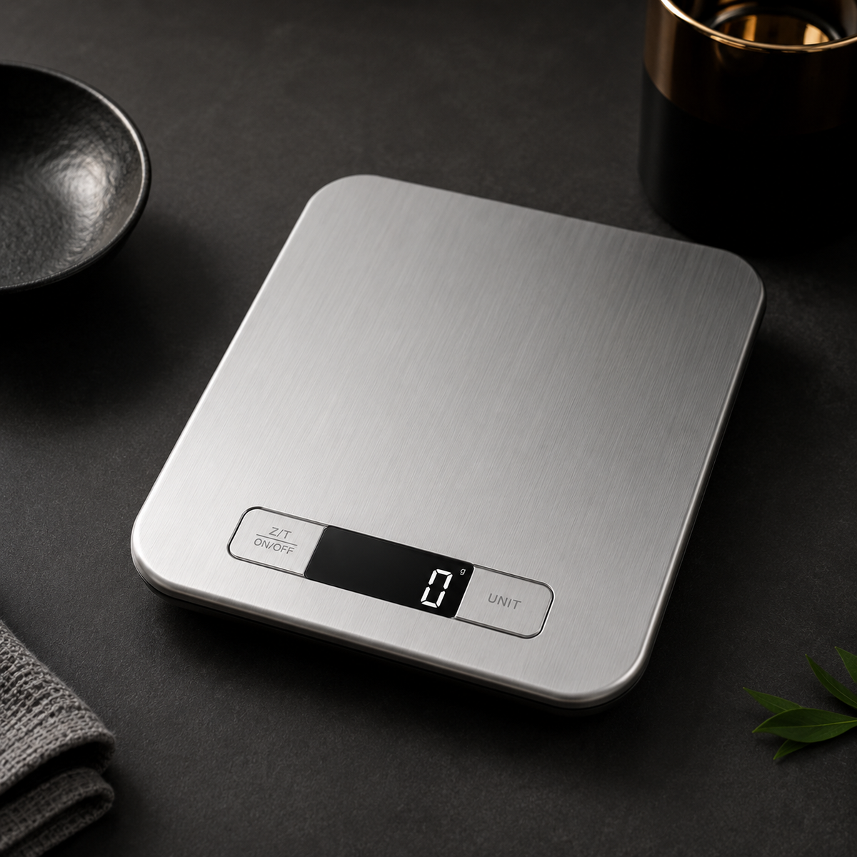 10kg Digital Kitchen Scale, Stainless Steel Food Scale, Electronic Kitchen Scale, Coffee Scale, Baking Scale, Cooking Scale, Gram Scale, LCD Display, Tare Function, Precision Food Scale, Kitchen Gadgets, Wholesale