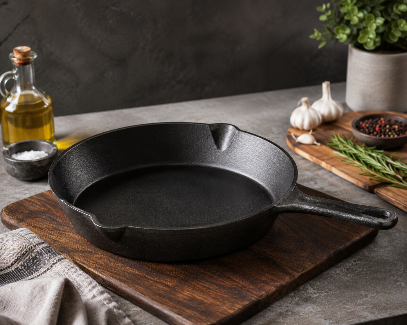 Cast Iron Frying Pan – 14/16/20cm Cast Iron Skillet, Non-Stick Seasoned Fry Pan, Omelet Pan, Pancake Pan, Steak Skillet, Induction Cookware, Kitchen Cooking Pan – Wholesale