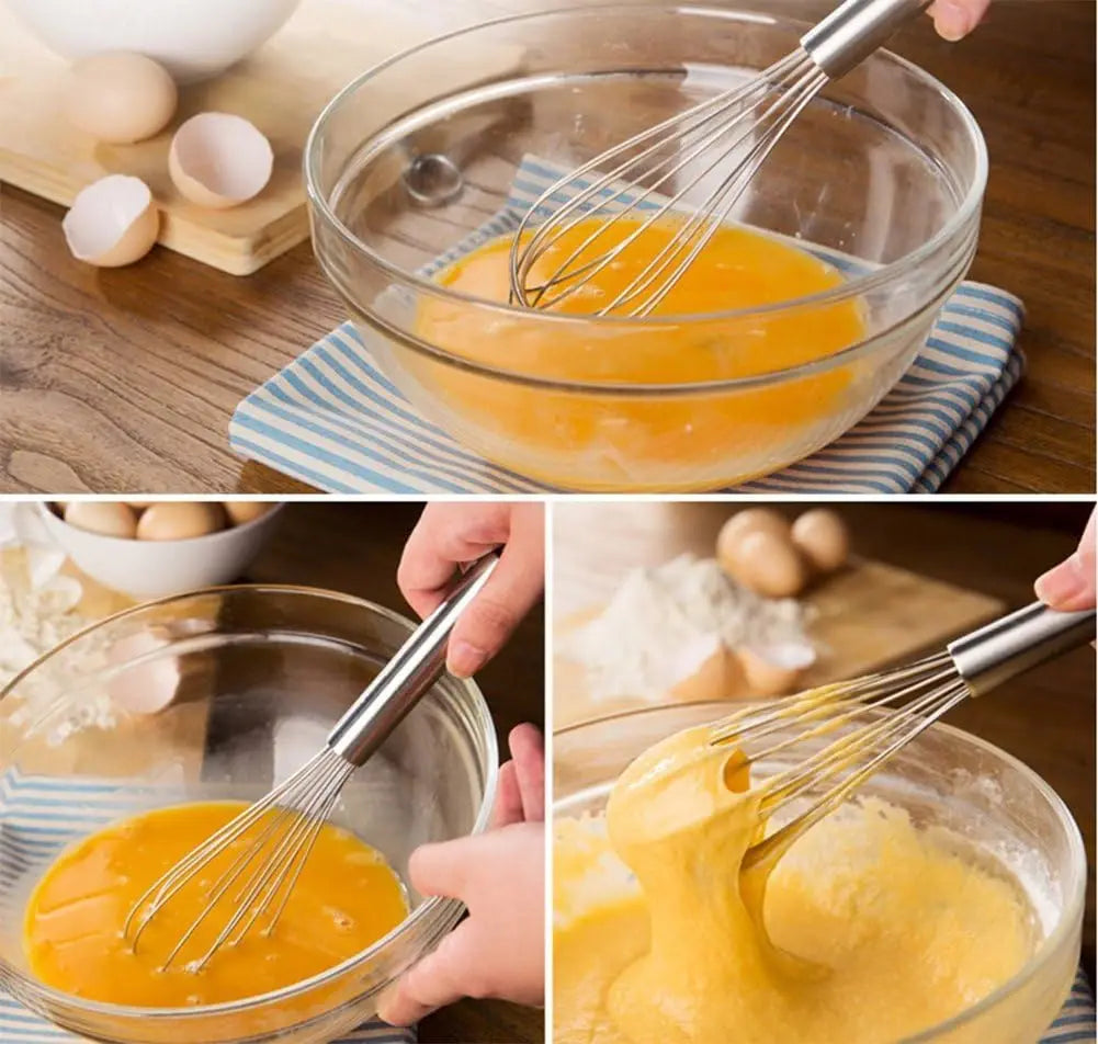 Whisks for Cooking,Wisking Tool,Metal Whisk Set for Non-Stick Cookware,Balloon Egg Beater,Whisking,Beating,Frothing and Stirring