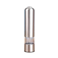 Electric Salt Pepper Grinder Set Stainless Steel One Handed Operation Automatic Spice Mill with Light for Kitchen