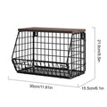 Kitchen Wall Mount Storage Rack Snack Organizer Wall Shelf Stackable Spices Dish Sink Rack for Storing Fruits and Vegetables